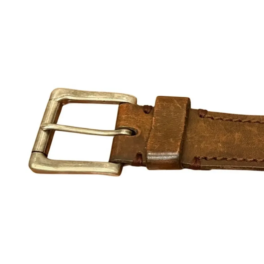 J. Crew Brown Genuine Leather Belt Men's Size 36